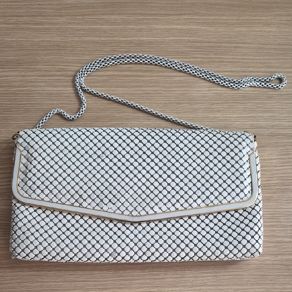 Elegant White and Black Women's Clutch
